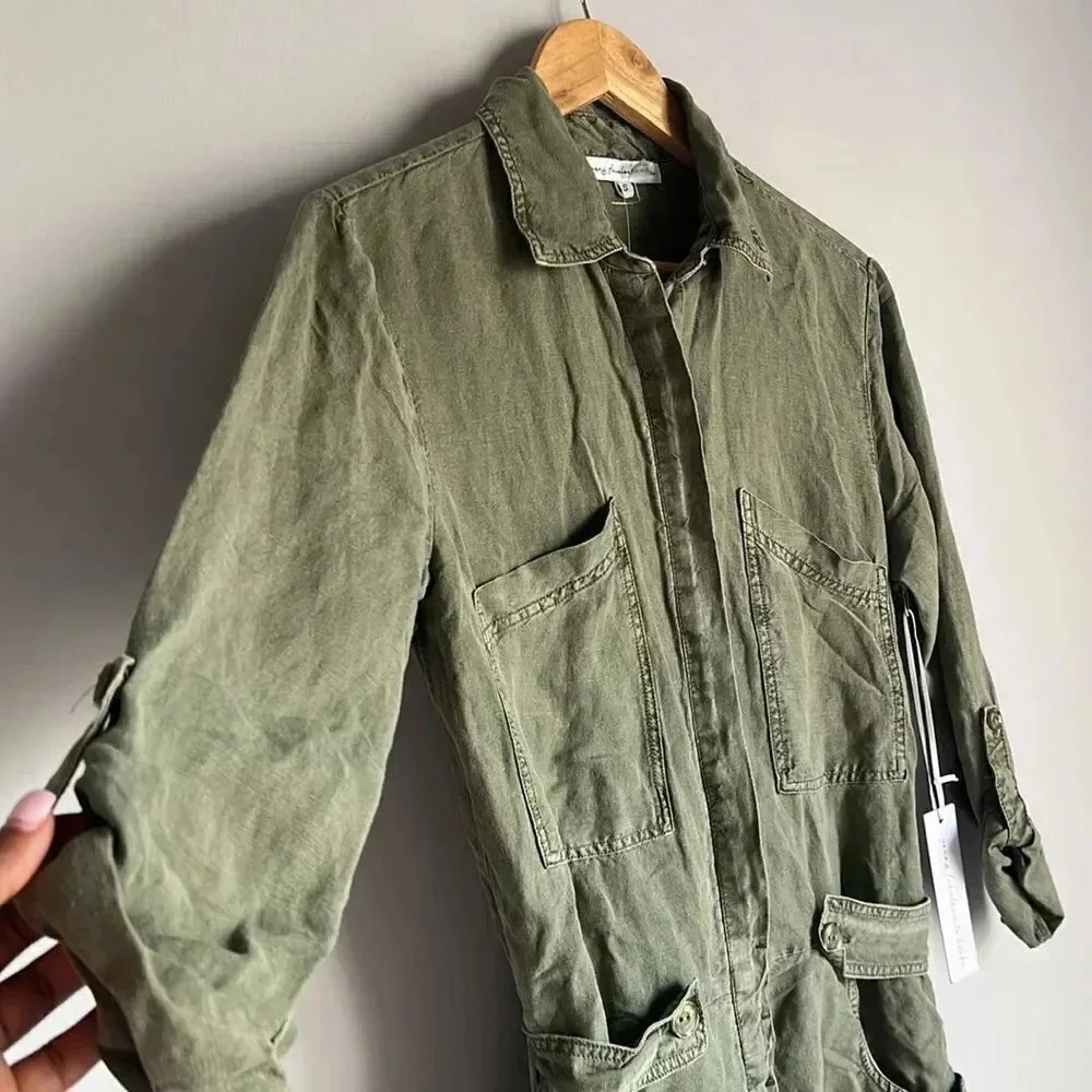 NEW young fabulous & broke river Romper in cadet Pigment